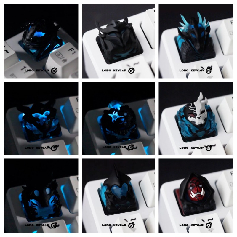 Gaming Accessories Aesthetic - NEW Shadow Legion Theme Keycaps Mechanical