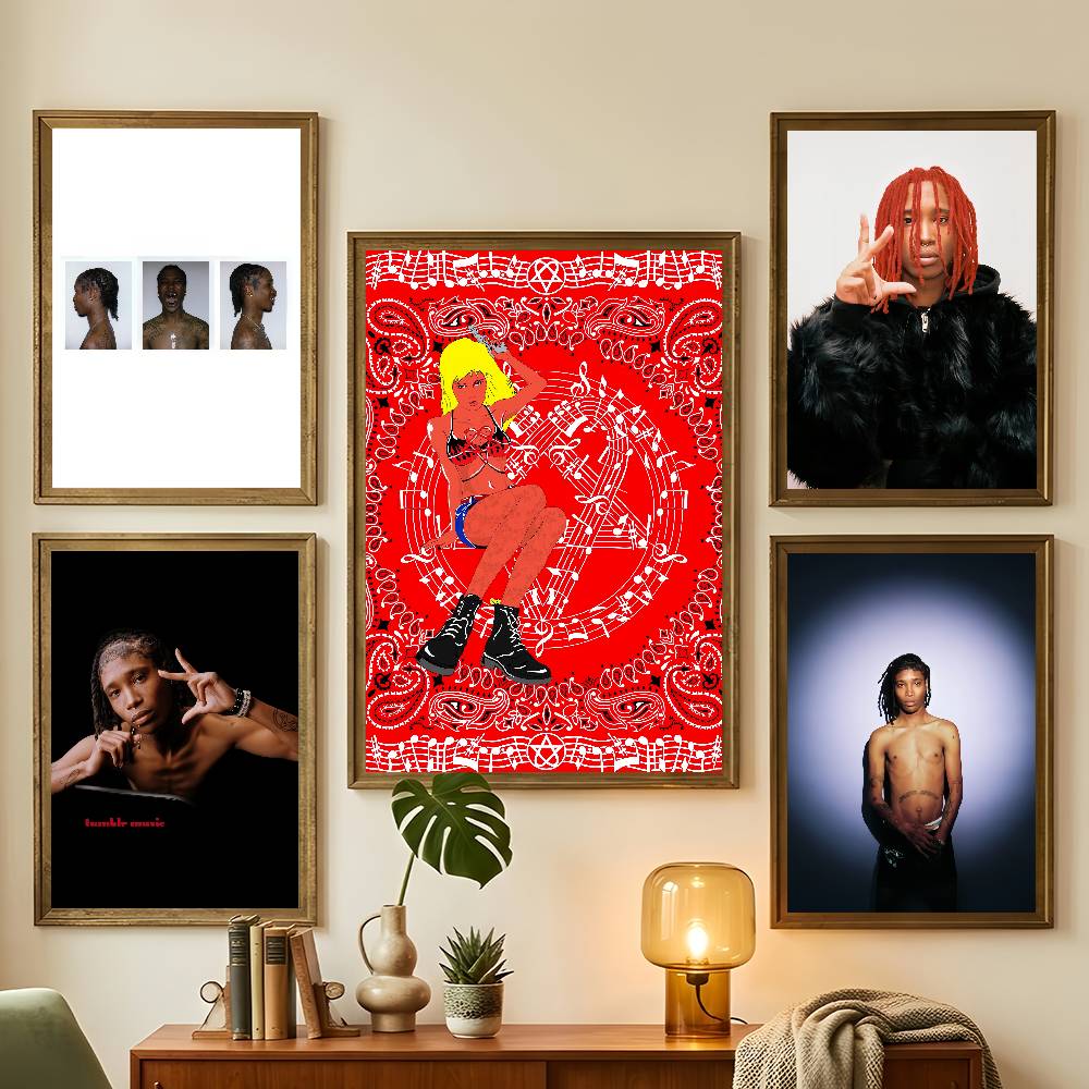Gaming Accessories For Room - Rapper N-Nine Vicious Emotions Poster For