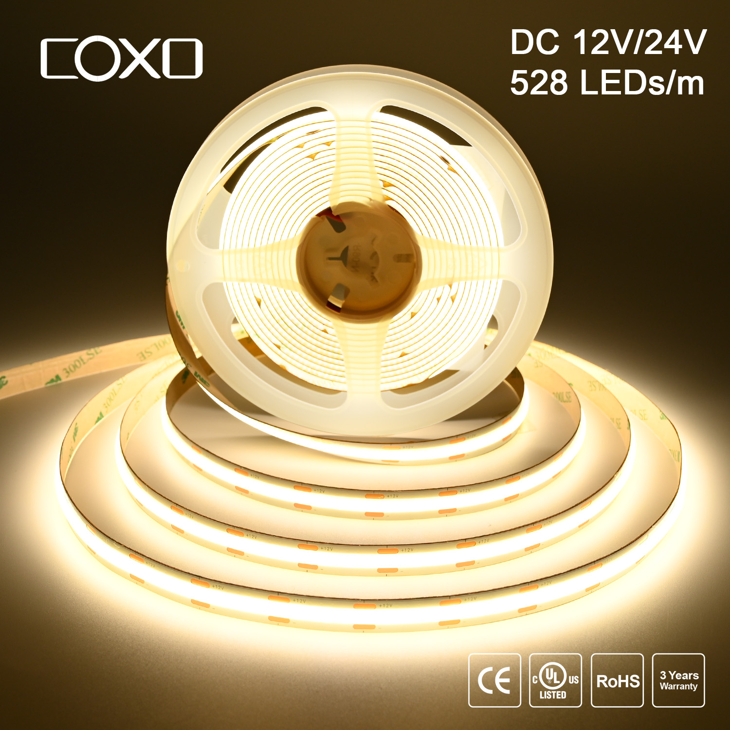 Dimmable 24V 12V COB LED Strip - Gaming Accessories For Room review and price