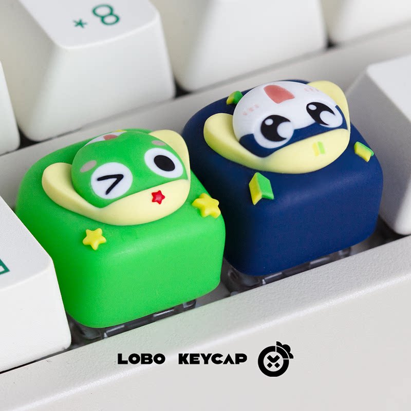 Keroro Themed Anime Keycaps Me - Gaming Accessories Aesthetic review and price