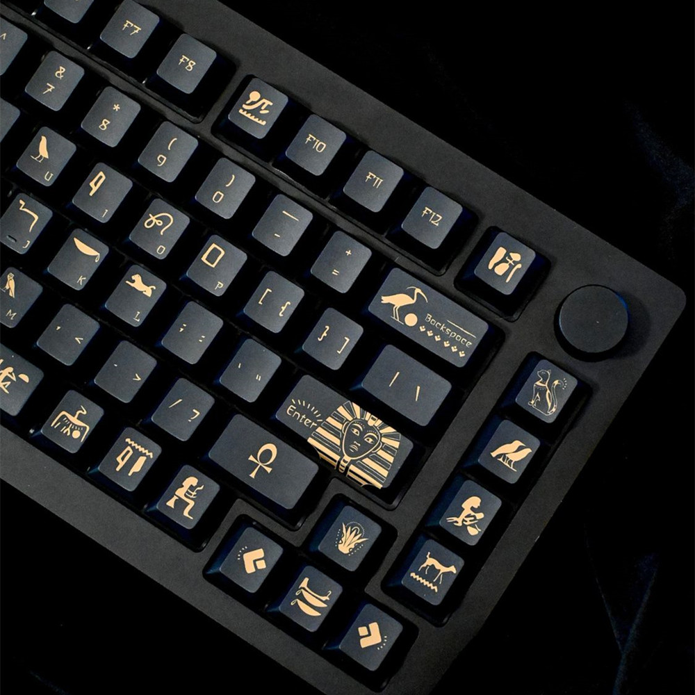 142 Keys Pharaoh Keycap PBT Ma - Gaming Accessories Aesthetic review and price