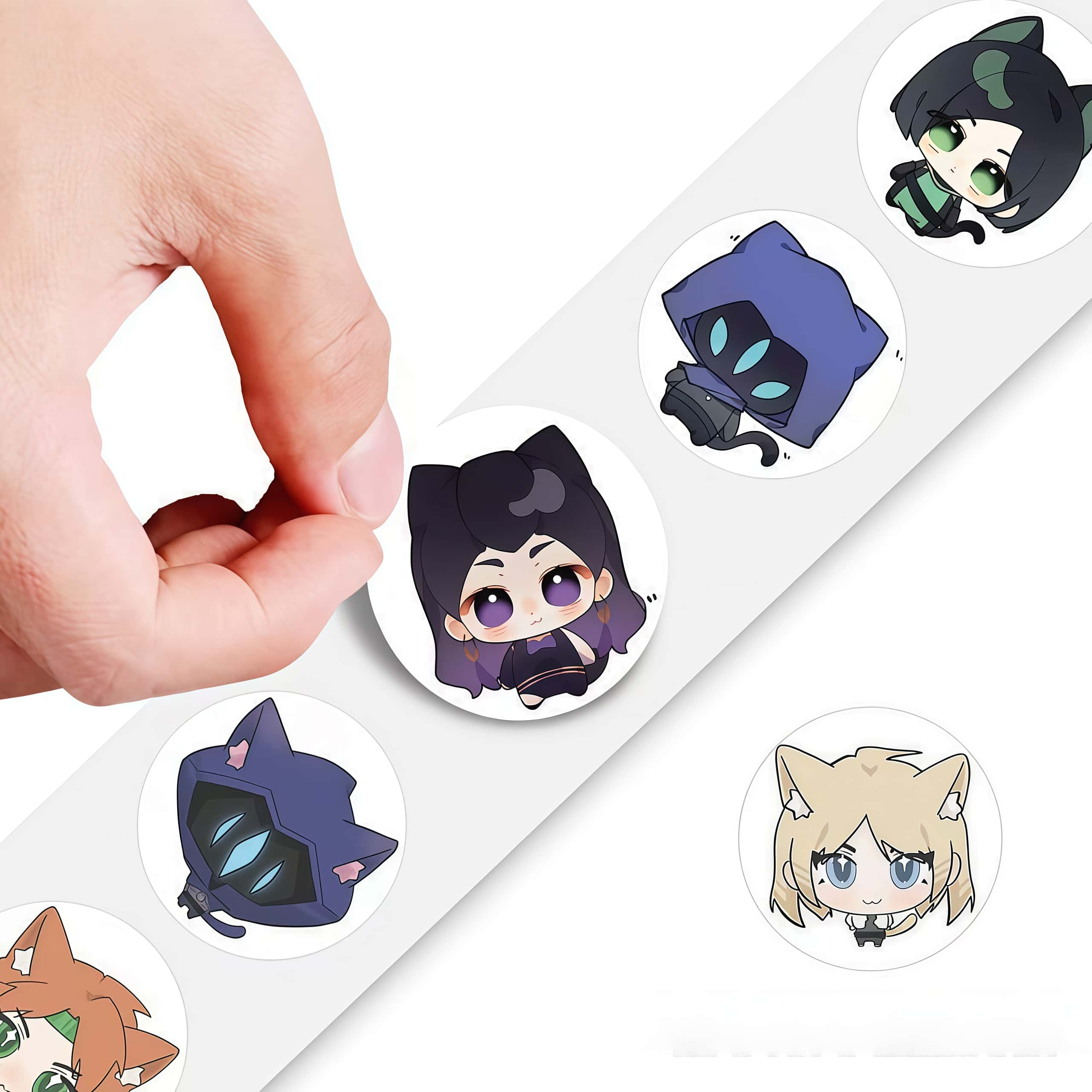 500Pcs Valorant Cat Ear Chibi  - Gaming Accessories For Room review and price